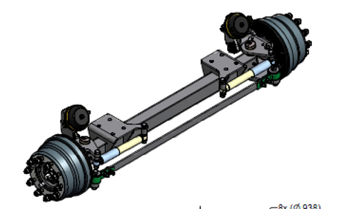 HUB ONLY, 90625550 BRIDGE AXLE