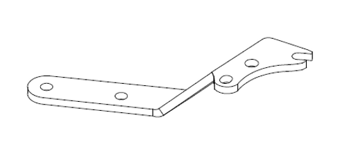 BRACKET, LH REAR MINIMIZER