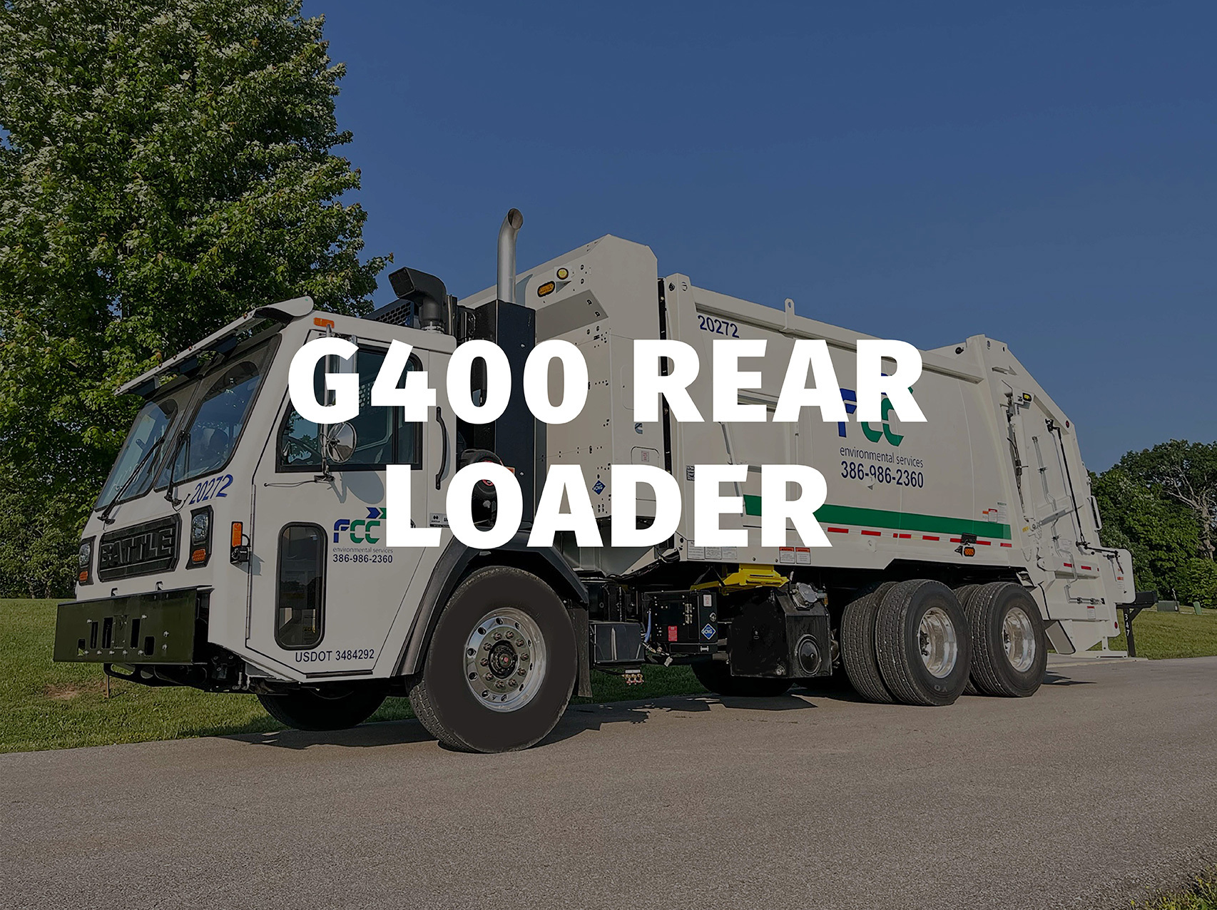 G400 Rear Loader Refuse Truck