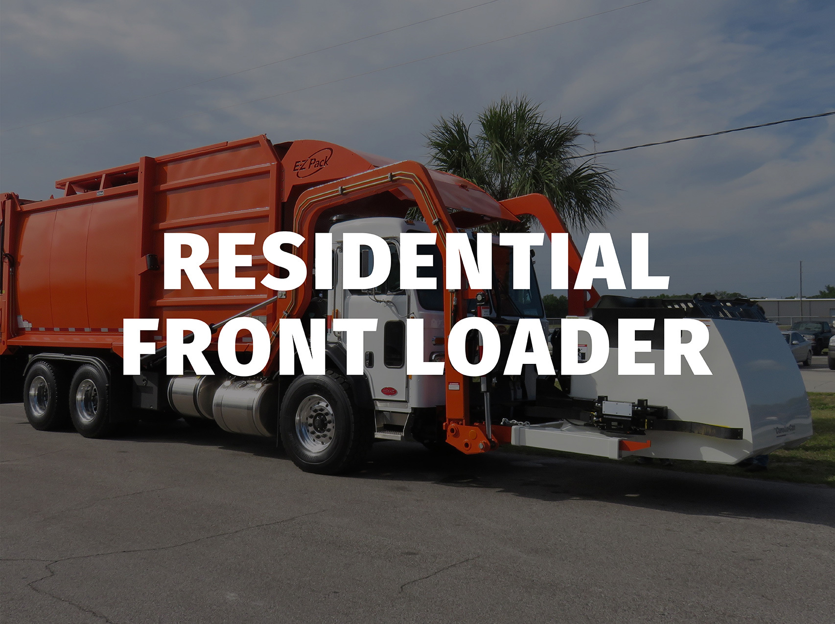 Residential Front Loader Refuse Truck
