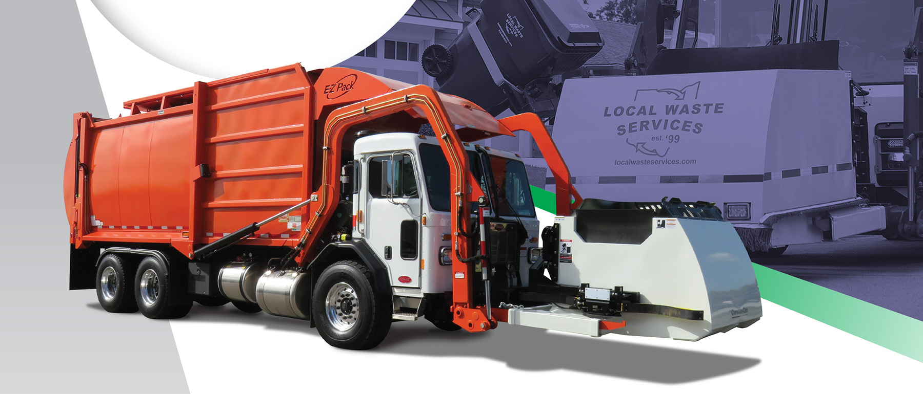 E-Z Pack Hercules Residential Front Loader Header