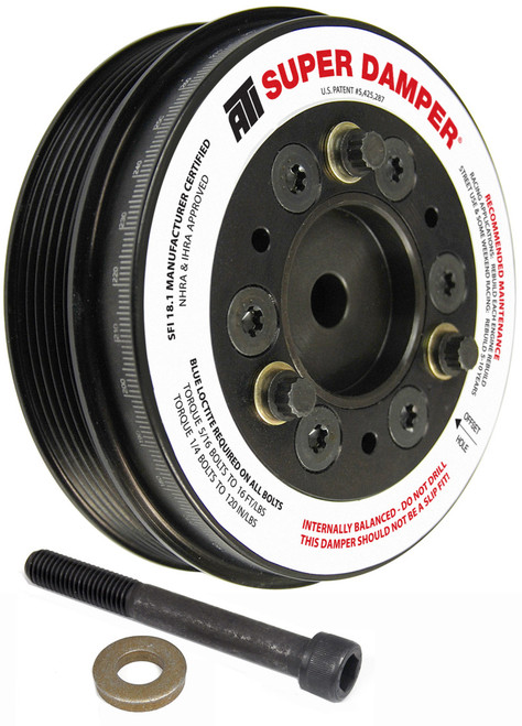 ATI Damper - 5.74in - Alum - 6 Grv - Mini Cooper S - 1.6L - 2 Percent OD - 1Pc - ATI917993