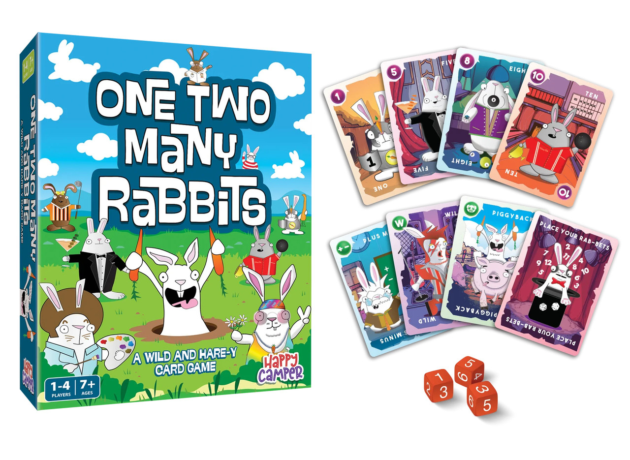One Two Many Rabbits Card Game