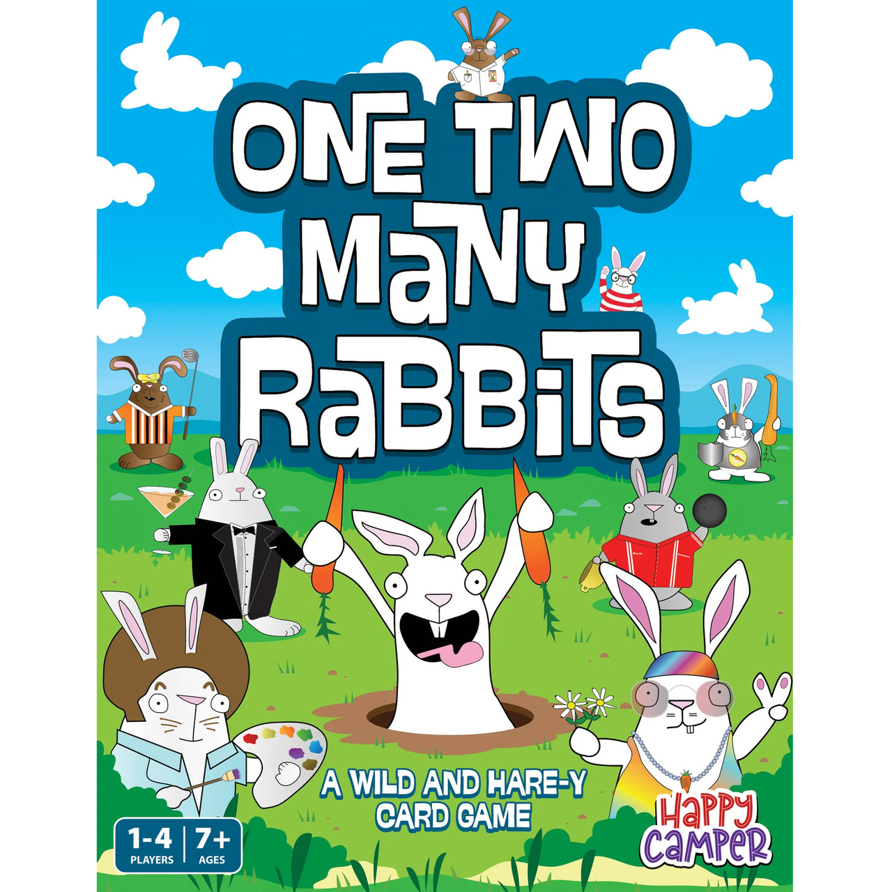 One Two Many Rabbits Card Game