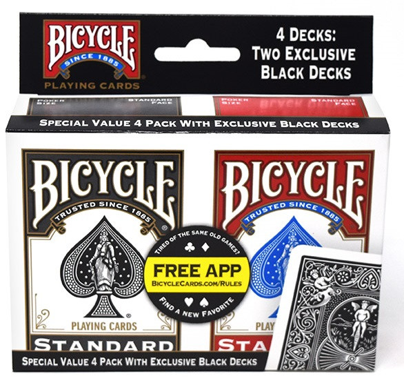 Bicycle 808 Playing Cards Pack RedBlack