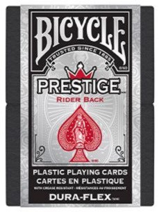 Bicycle Prestige 100% Plastic Playing Cards, 100% Plastic, Regular