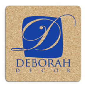 Custom 4" Square Cork Coaster Custom 4" Square Cork Coaster