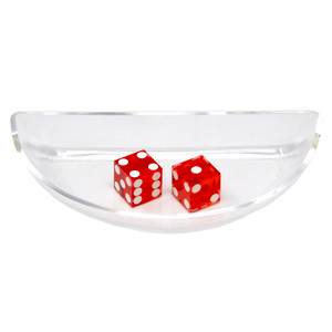 Craps Dice Boat: Clear Acrylic