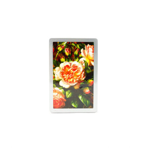 Congress Playing Cards - Cabbage Rose Jumbo Index - Silver Deck