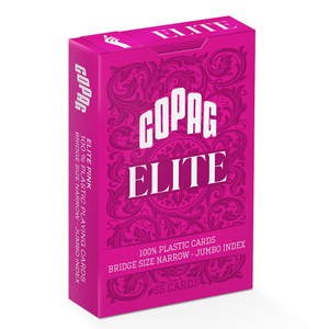 Copag Elite Bridge Narrow Size Single Deck Pink