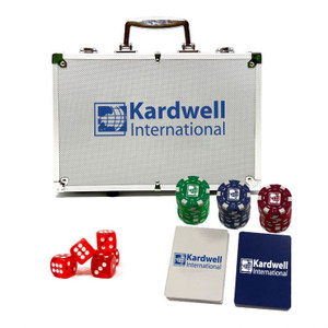 Custom Poker Case - holds 500 custom-printed chips Custom Poker Case - holds 500 custom-printed chips
