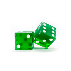 2 inch Jumbo Dice - Transparent Green 2 inch Jumbo Dice - Transparent Green