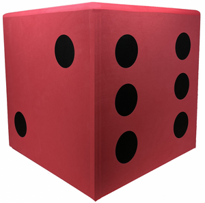 15" Jumbo Jumbo Foam Dice - Raspberry Red 15" Jumbo Jumbo Foam Dice - Raspberry Red