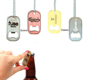 Classic Dog Tag Bottle Opener