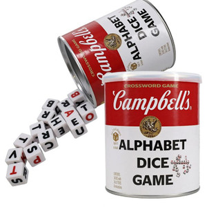 Campbell's Soup Alphabet Dice Game Campbell's Soup Alphabet Dice Game