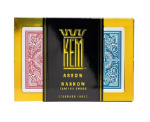 Kem Arrow Playing Cards: Red/Blue, Bridge Size 2-Deck Set Kem Arrow Playing Cards: Red/Blue, Bridge Size 2-Deck Set