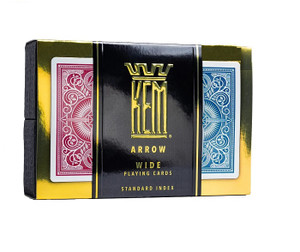 Kem Arrow Playing Cards - Red/Blue, Poker Size 2-Deck Set Kem Arrow Playing Cards - Red/Blue, Poker Size 2-Deck Set