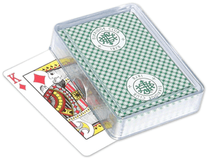 Plastic Card Case- Poker Size, Single Deck Plastic Card Case- Poker Size, Single Deck