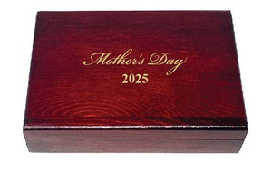 Mother's Day Mahogany Card Box with 2 Kem Decks Mother's Day Mahogany Card Box with 2 Kem Decks