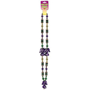 Mardi Gras Beads: 36" Jester Beads Necklace (per dozen) Mardi Gras Beads: 36" Jester Beads Necklace (per dozen)