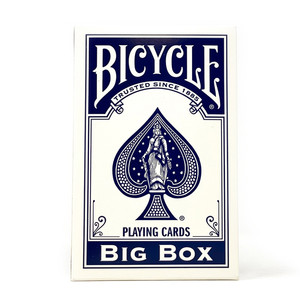 Big Box Bicycle Playing Cards: 4-1/2 in. x 7 in., Blue