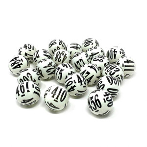 Raffle Balls: White Raffle Balls numbered 1-500 in black print on each ball Raffle Balls: White Raffle Balls numbered 1-500 in black print on each ball