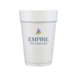 14 oz Foam Cups with Custom Logo