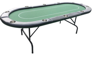 7 Foot Poker Table with Folding Legs and removable arm rest 7 Foot Poker Table with Folding Legs and removable arm rest