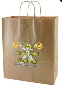 Custom Kraft Paper Shopping Bag 13 x 15 - 250 bags Custom Kraft Paper Shopping Bag 13 x 15 - 250 bags