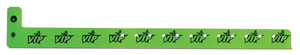Plastic 3/4" Expressions Wristbands, V.I.P. (500 per box) Plastic 3/4" Expressions Wristbands, V.I.P. (500 per box)