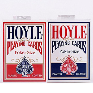 Hoyle Shellback Playing Cards, Poker, 1/2 Blue 1/2 Red - 1 gross (144 decks) Hoyle Shellback Playing Cards, Poker, 1/2 Blue 1/2 Red - 1 gross (144 decks)