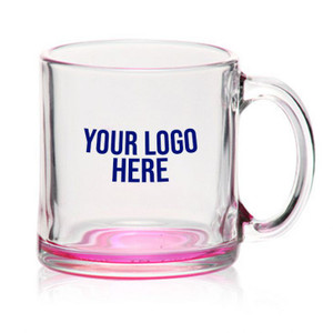 13 oz Glass Mug with Glow Bottom 13 oz Glass Mug with Glow Bottom