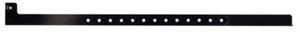 Black 1/2" Plastic Wristband Black 1/2" Plastic Wristband