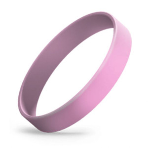 Pink 1/2" Silicone Wristband Pink 1/2" Silicone Wristband