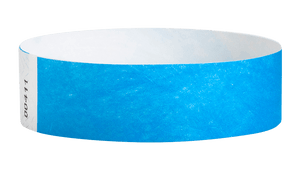 Tyvek 3/4" Solid Wristbands, Blue (500 Wristbands per box) Tyvek 3/4" Solid Wristbands, Blue (500 Wristbands per box)