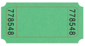 Roll Tickets: Case of 40 Single Rolls, Green, 2,000 Individually Numbered Tickets Roll Tickets: Case of 40 Single Rolls, Green, 2,000 Individually Numbered Tickets