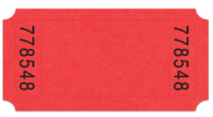 Roll Tickets: Single Roll, Red, 2,000 Individually Numbered Tickets Roll Tickets: Single Roll, Red, 2,000 Individually Numbered Tickets