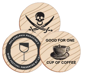 2" Custom Wooden Dollar - Print on 2 Sides - 1 Color 2" Custom Wooden Dollar - Print on 2 Sides - 1 Color