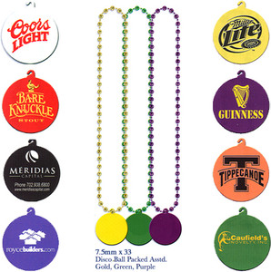 33" Necklace with Imprinted Medallion