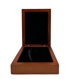 Light Mahogany Card Box With Kem Deck Light Mahogany Card Box With Kem Deck