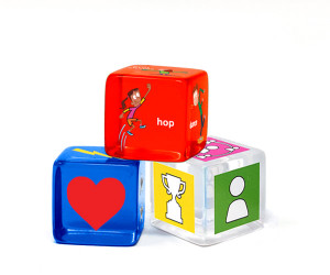 18mm Full Color Custom Dice, Transparent 18mm Full Color Custom Dice, Transparent