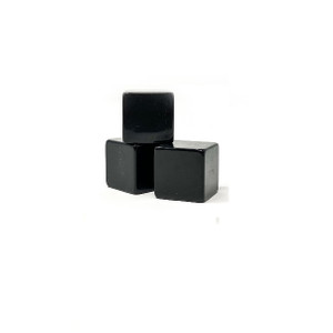 19mm Black Opaque Counting Cubes/Blank Dice