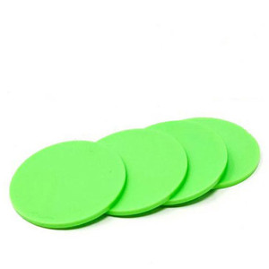 Counting Chips: 1-5/8" Plastic Counting Chips, Smooth Finish, Lime Green Counting Chips: 1-5/8" Plastic Counting Chips, Smooth Finish, Lime Green