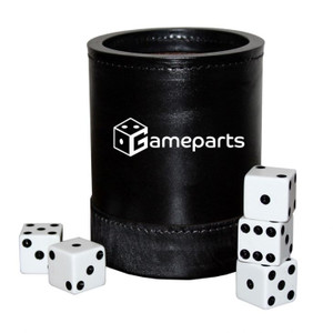 Custom Leather Dice Cup Custom Leather Dice Cup