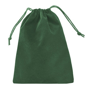 6" x 9" Blank Velvet Bag, Green 6" x 9" Blank Velvet Bag, Green