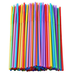 10" Bendable Straws-Asst Colors 10" Bendable Straws-Asst Colors
