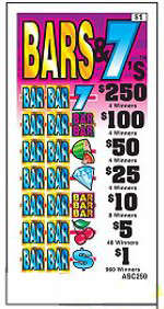 Bars and 7s Pulltab