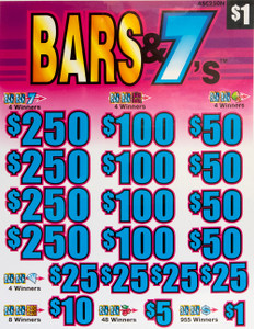 Bars and 7's Pulltab