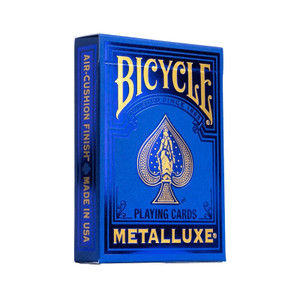 Bicycle Metalluxe Red Blue Playing Cards