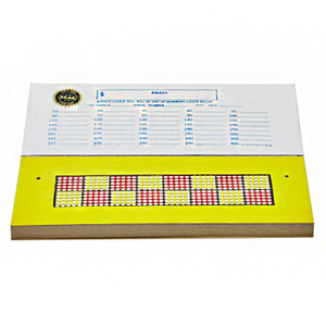 400 Book Cover Punch Board